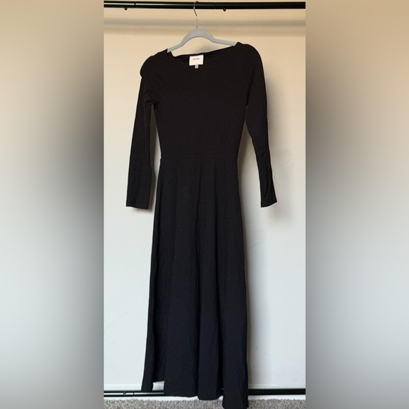 Reformation Wiley Knit Dress in Black - Picture 4 of 6